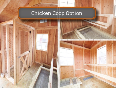 The Weaver Barns Kwik Kit Chicken Coop Option 