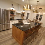 Kitchen and Dining Space area in Weaver Barns home