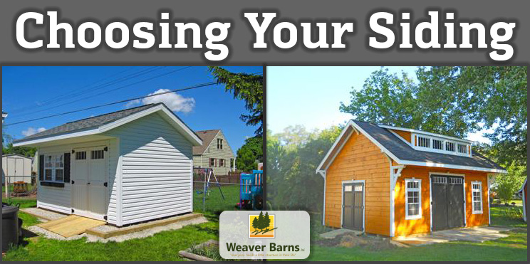 Choosing Your Siding - Weaver Barns