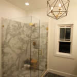 Master Bathroom by Weaver Barns in Cedar Brooke home.