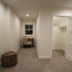 Custom nook and closet in Cedar Brooke home by Weaver Barns